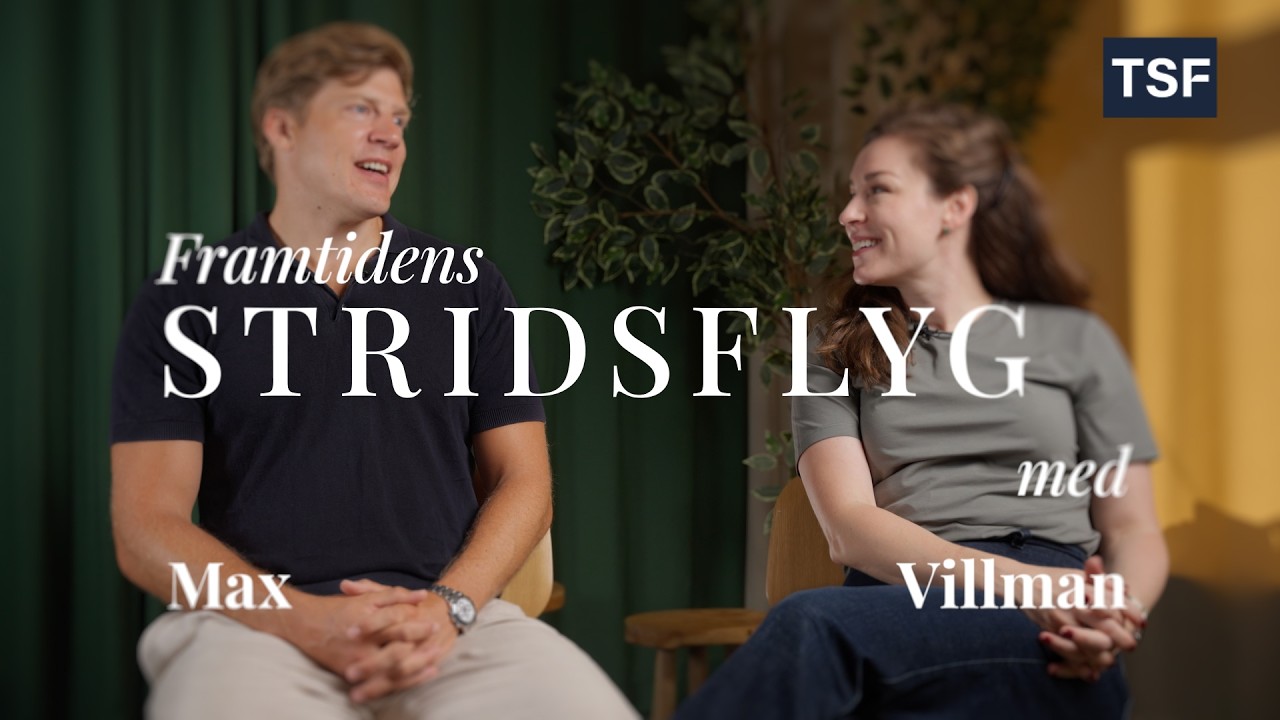 Vi möter Max Villman om framtidens stridsflyg 